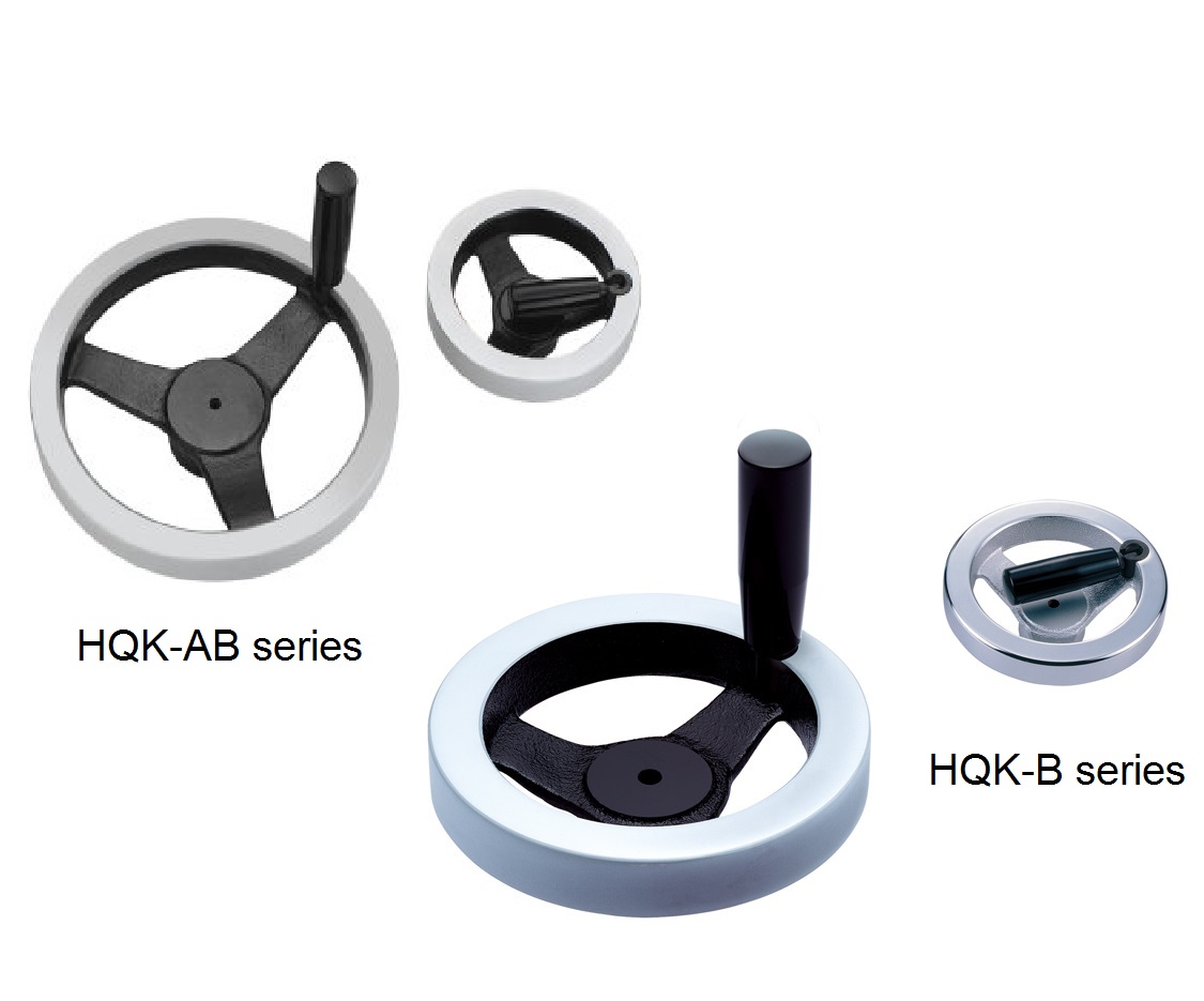 Chromium-plate/ Sandblast-plate hand wheel