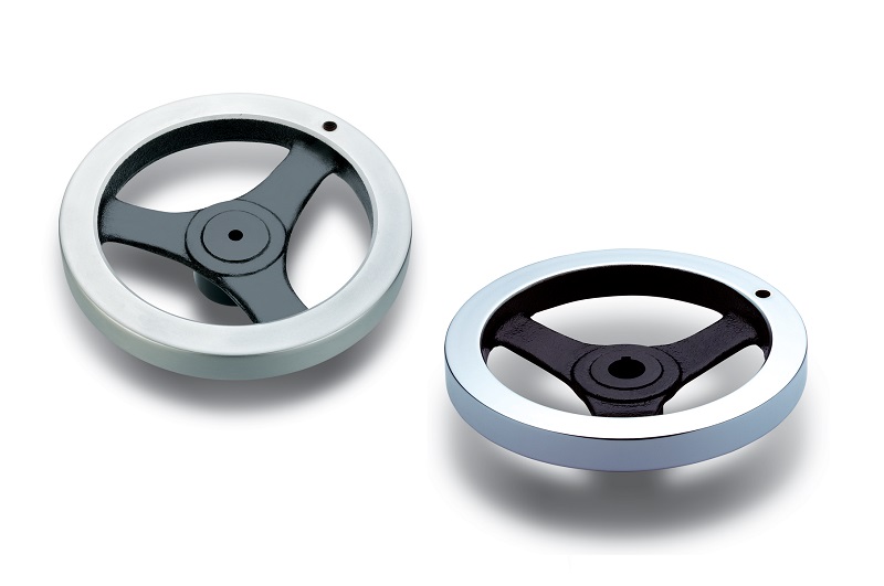Chromium-plate/ Sandblast-plate hand wheel HQ-B/HQA-B 