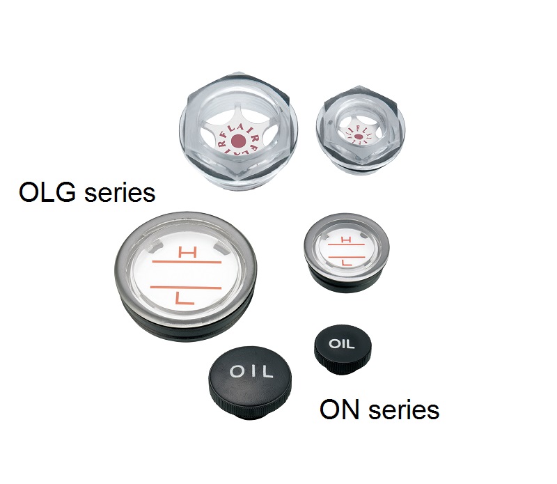 Oil level gauge and oil nut