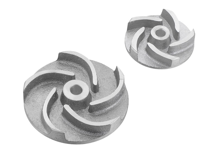 MC coolant pump aluminum impeller