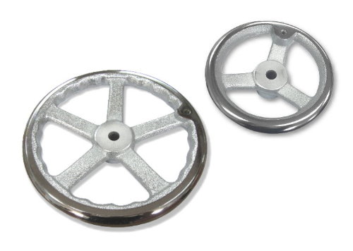 CHROMIUM-PLATE HAND WHEEL A43